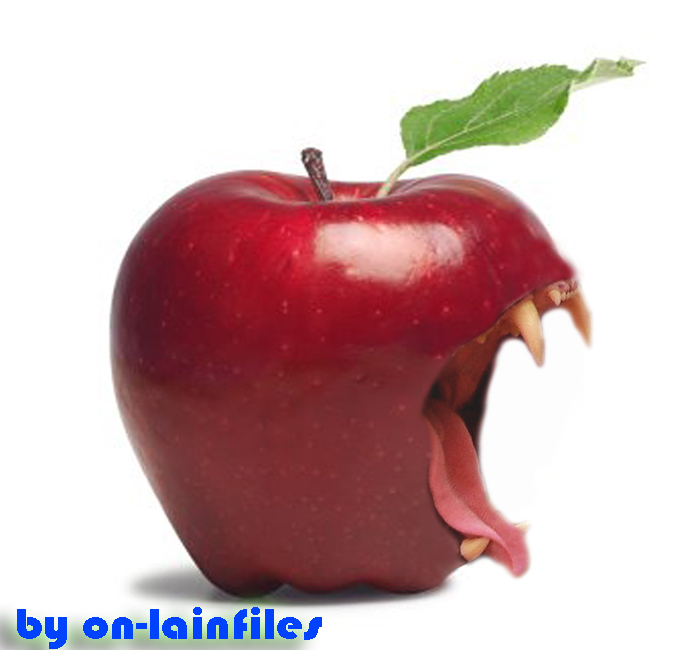 Яблочный оскал в фотошопе